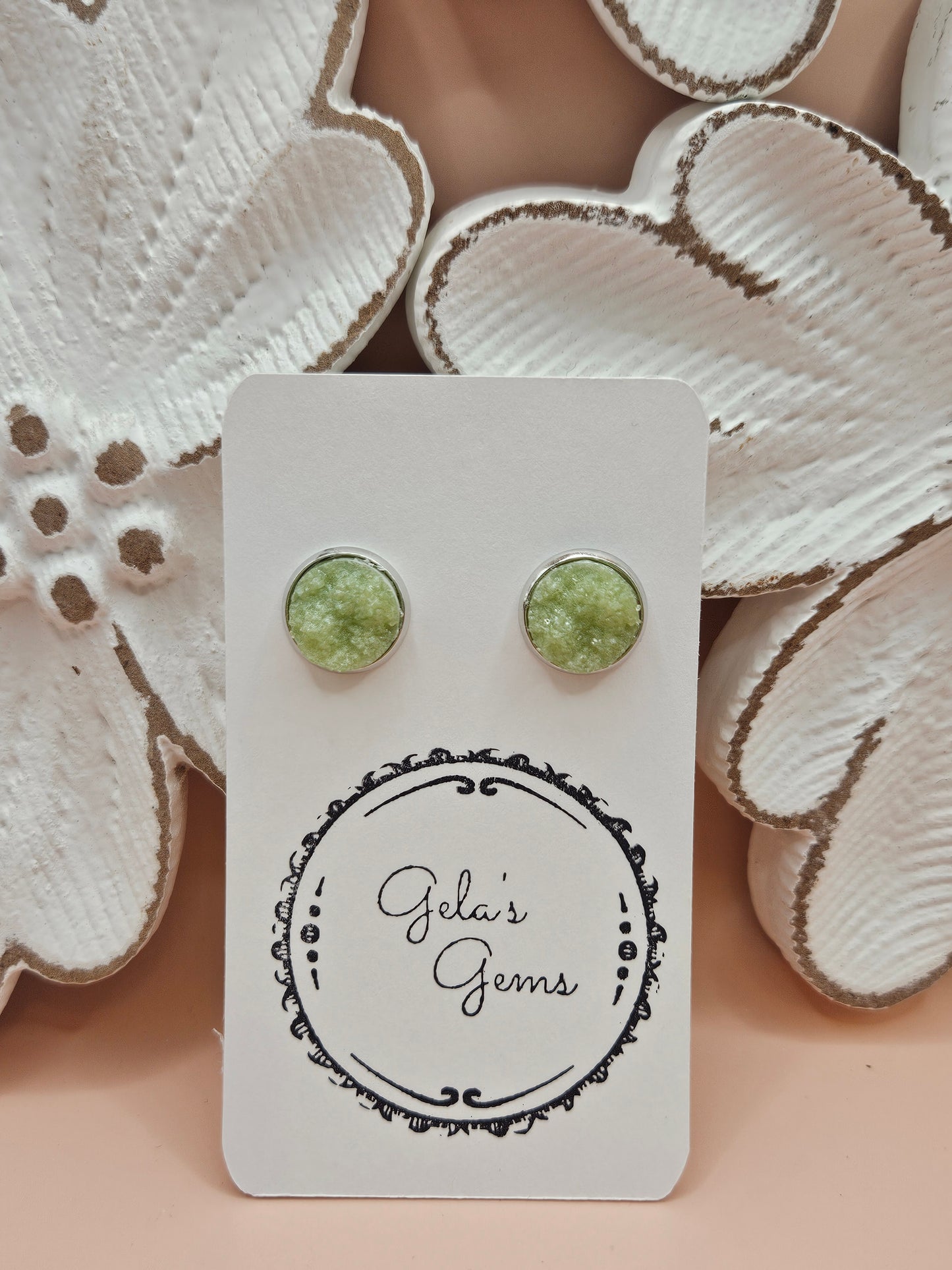 Drusy Studs