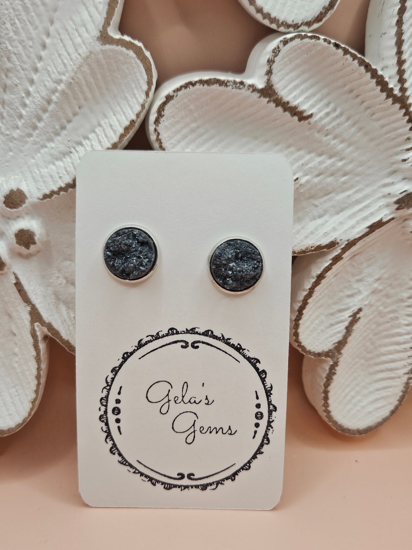 Drusy Studs