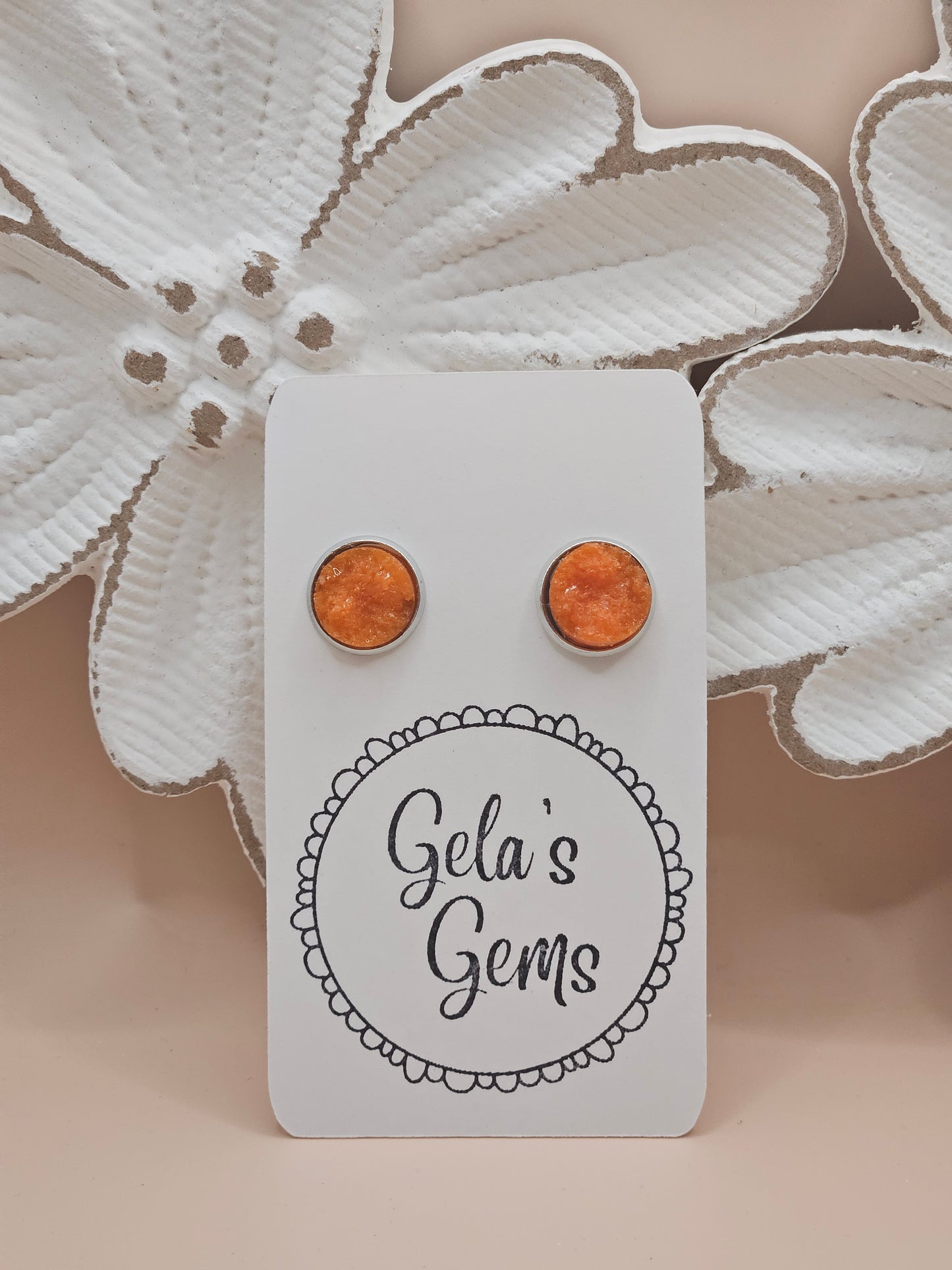 Drusy Studs