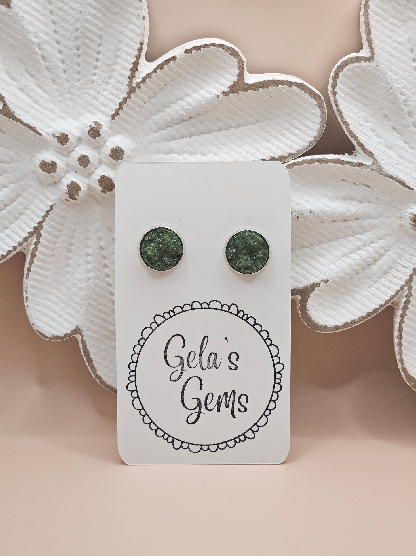 Drusy Studs