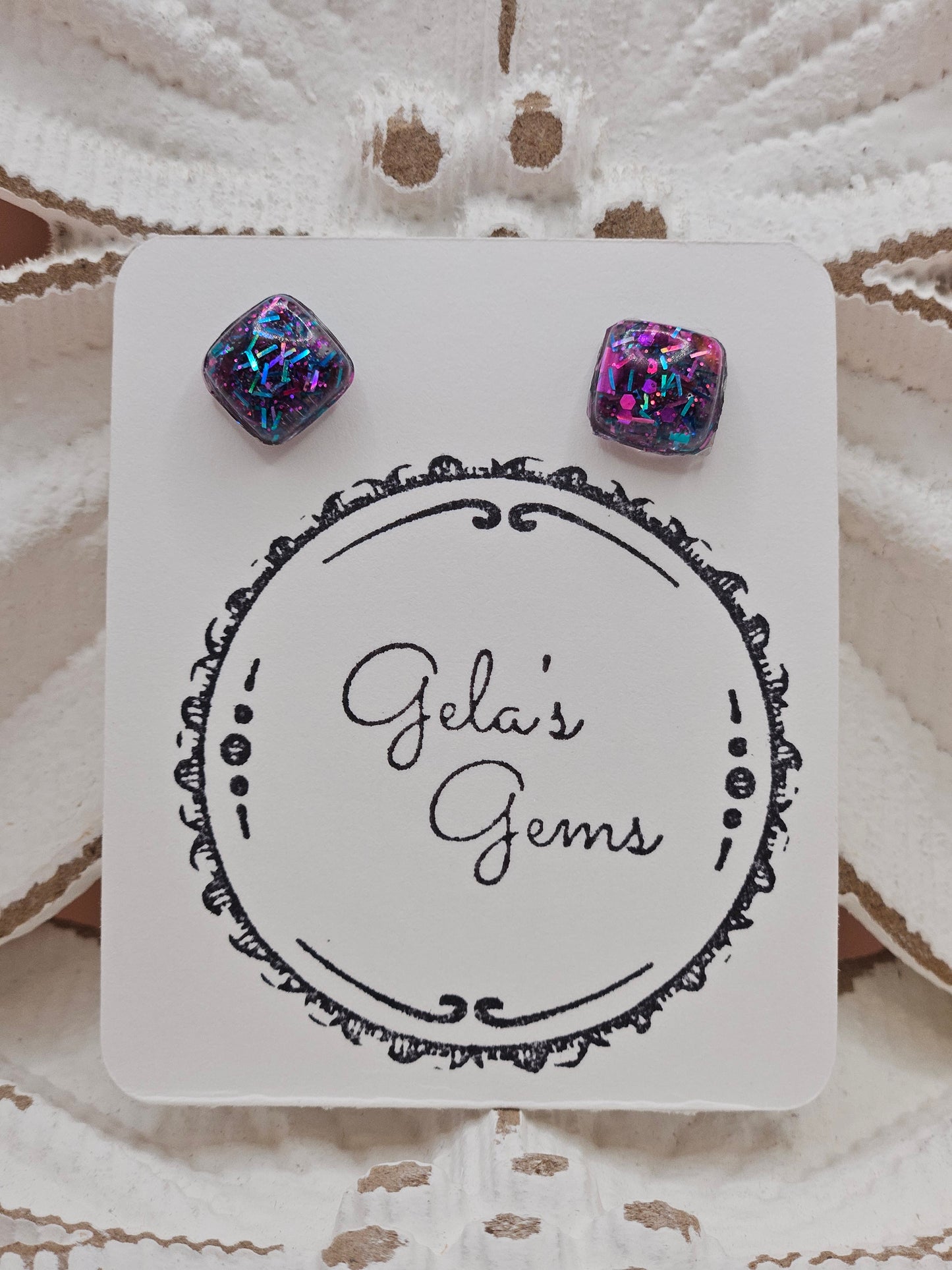 Mini Glitter Stud