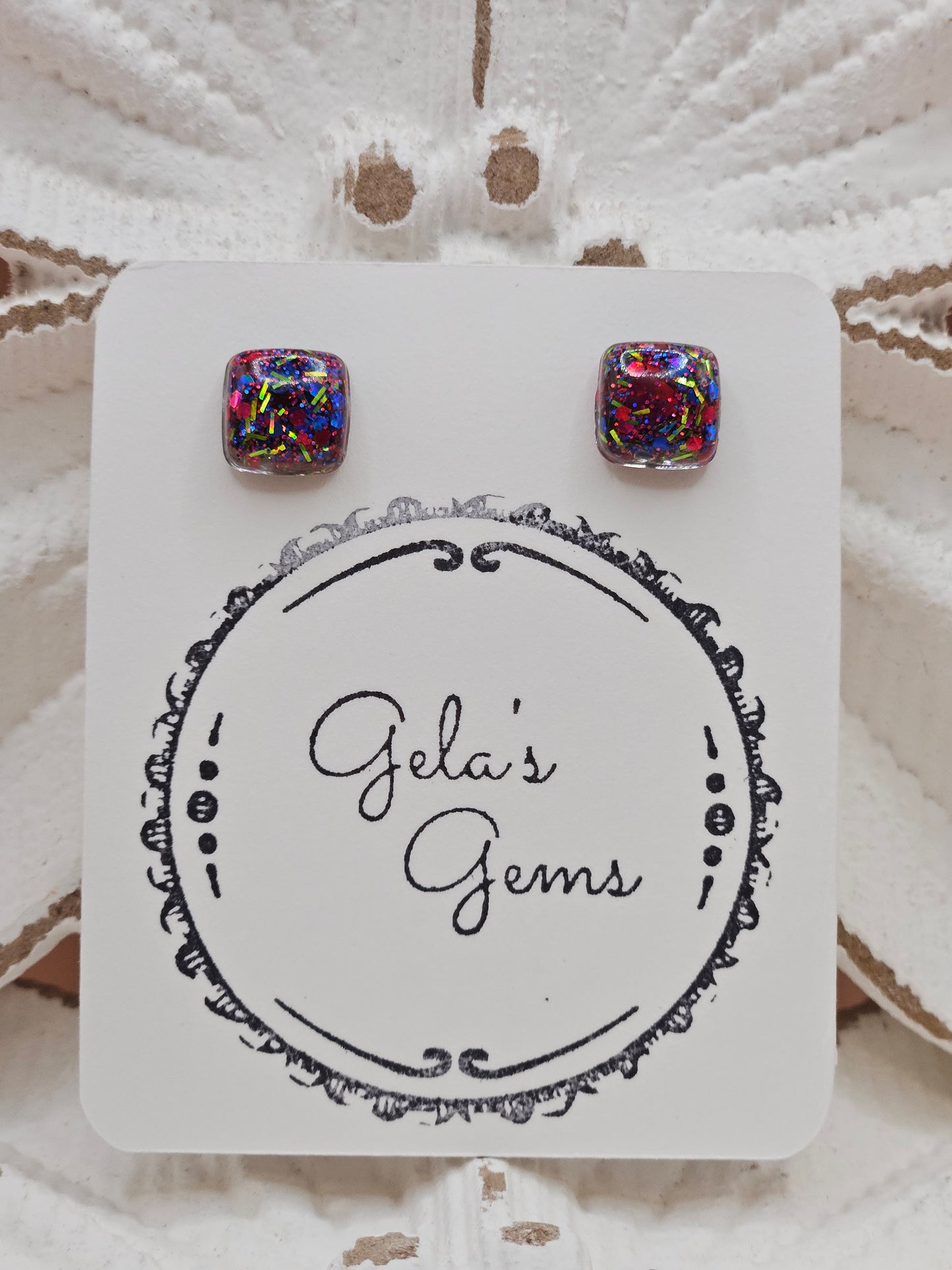 Mini Glitter Stud