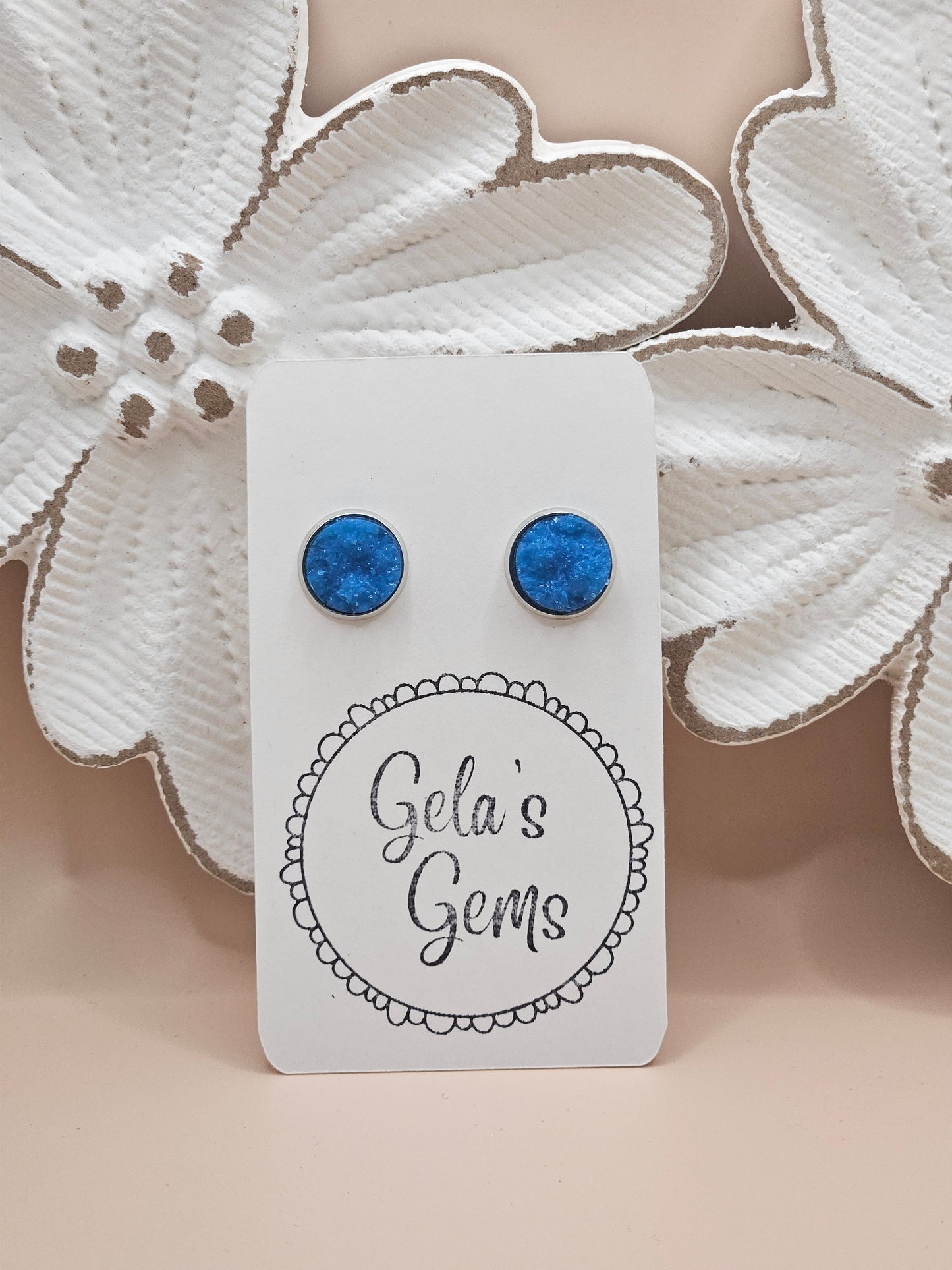 Drusy Studs