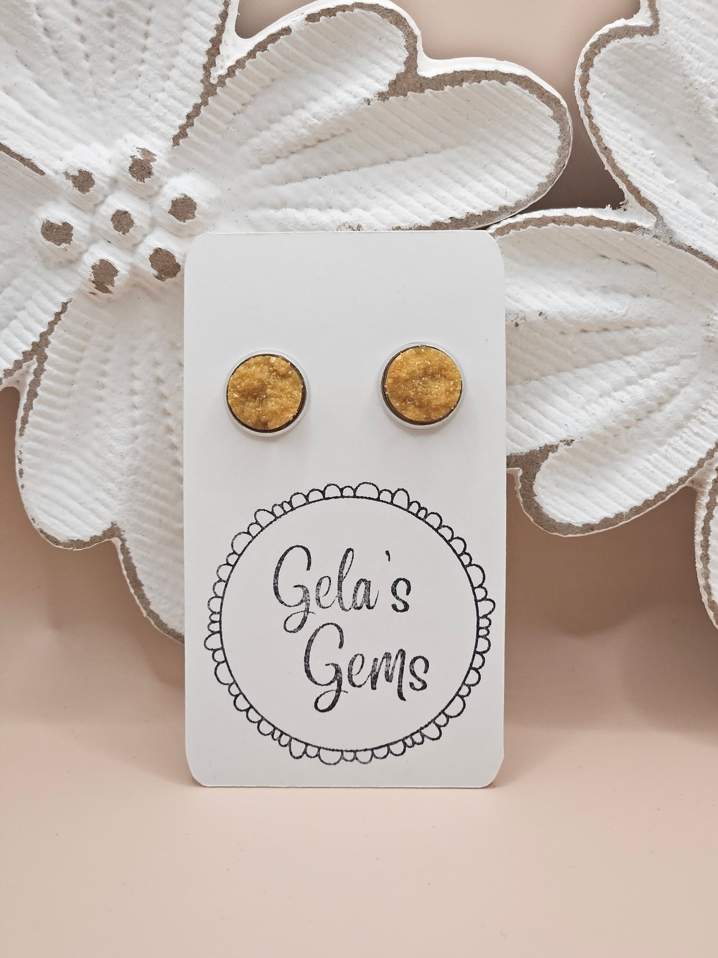 Drusy Studs