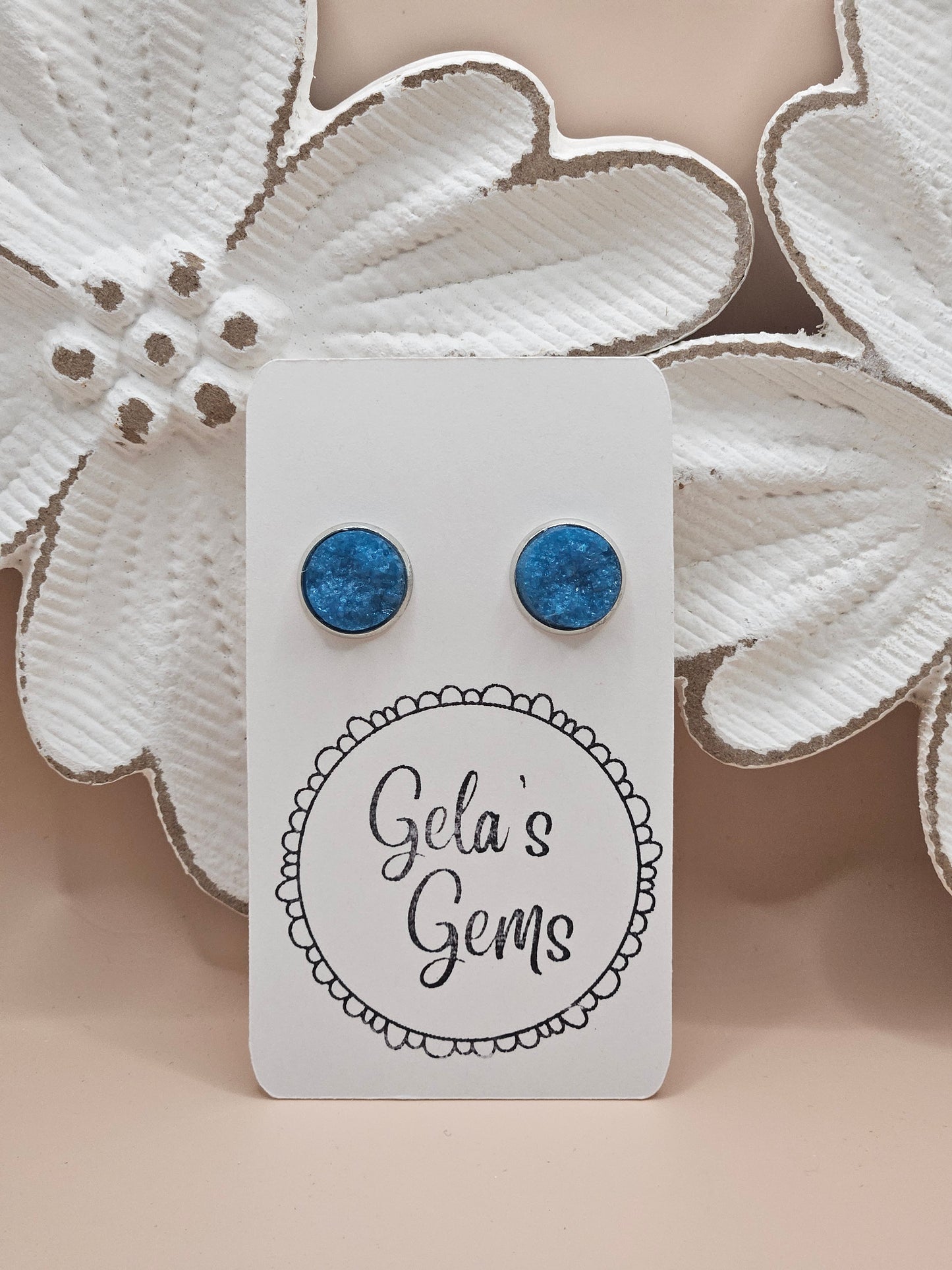 Drusy Studs