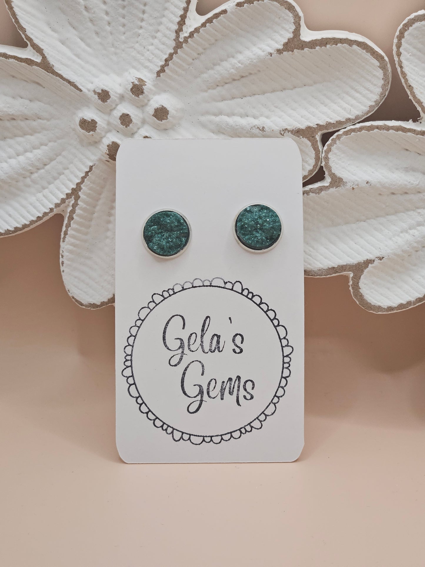 Drusy Studs