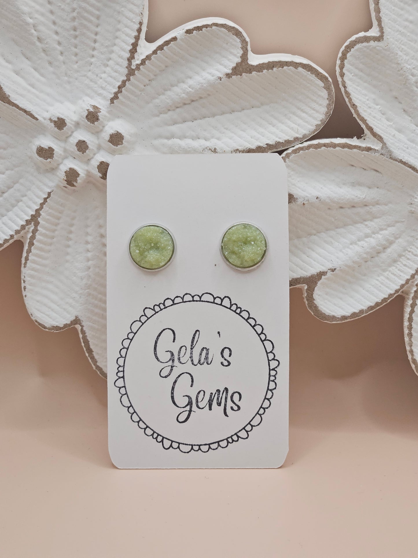Drusy Studs