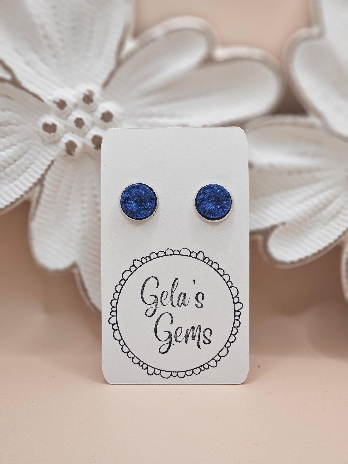 Drusy Studs