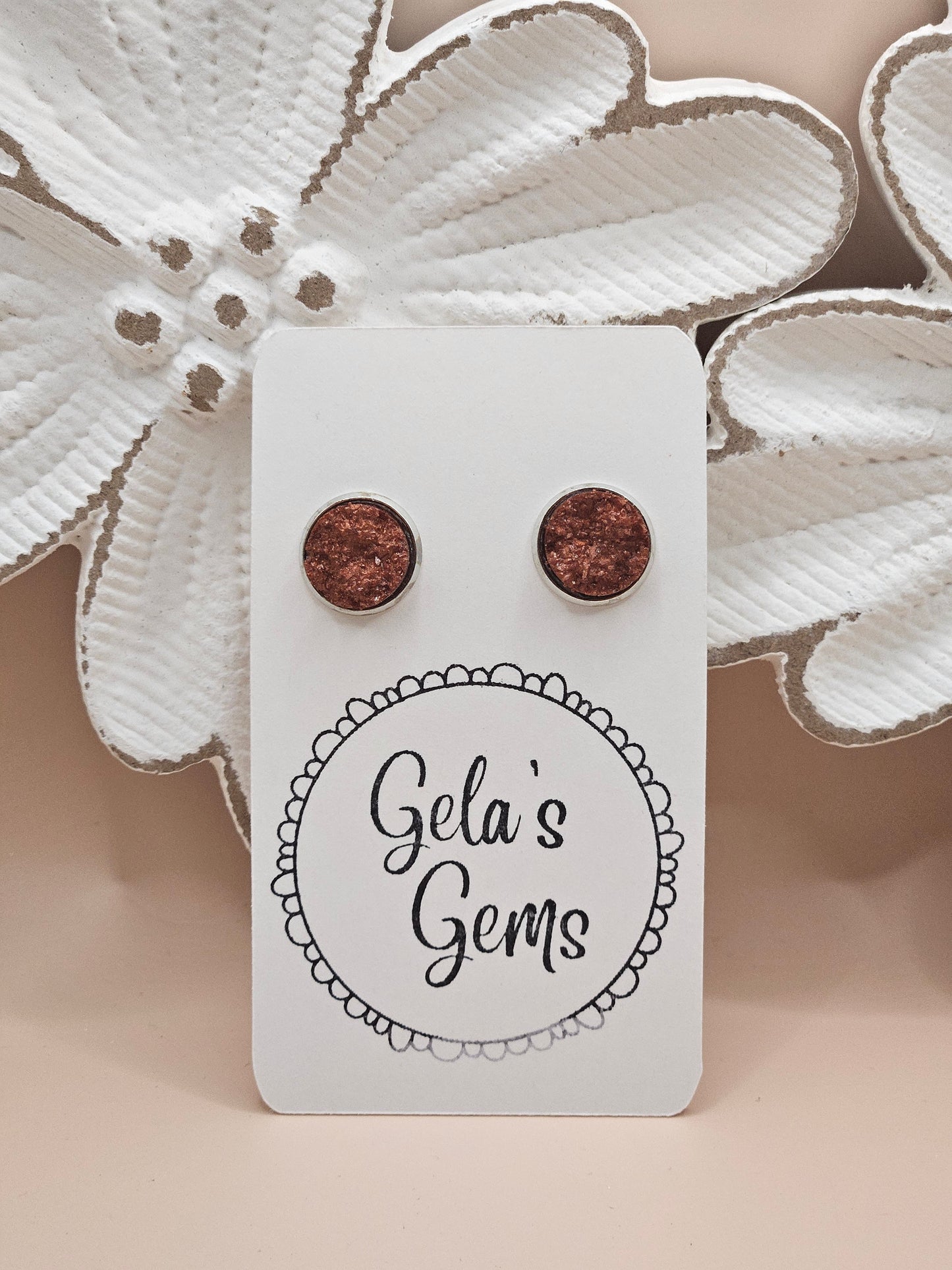 Drusy Studs