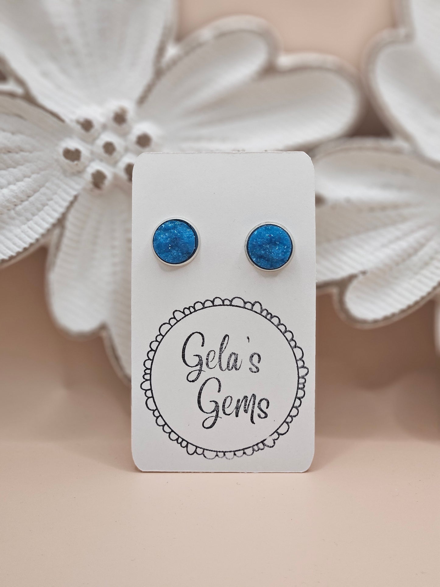 Drusy Studs