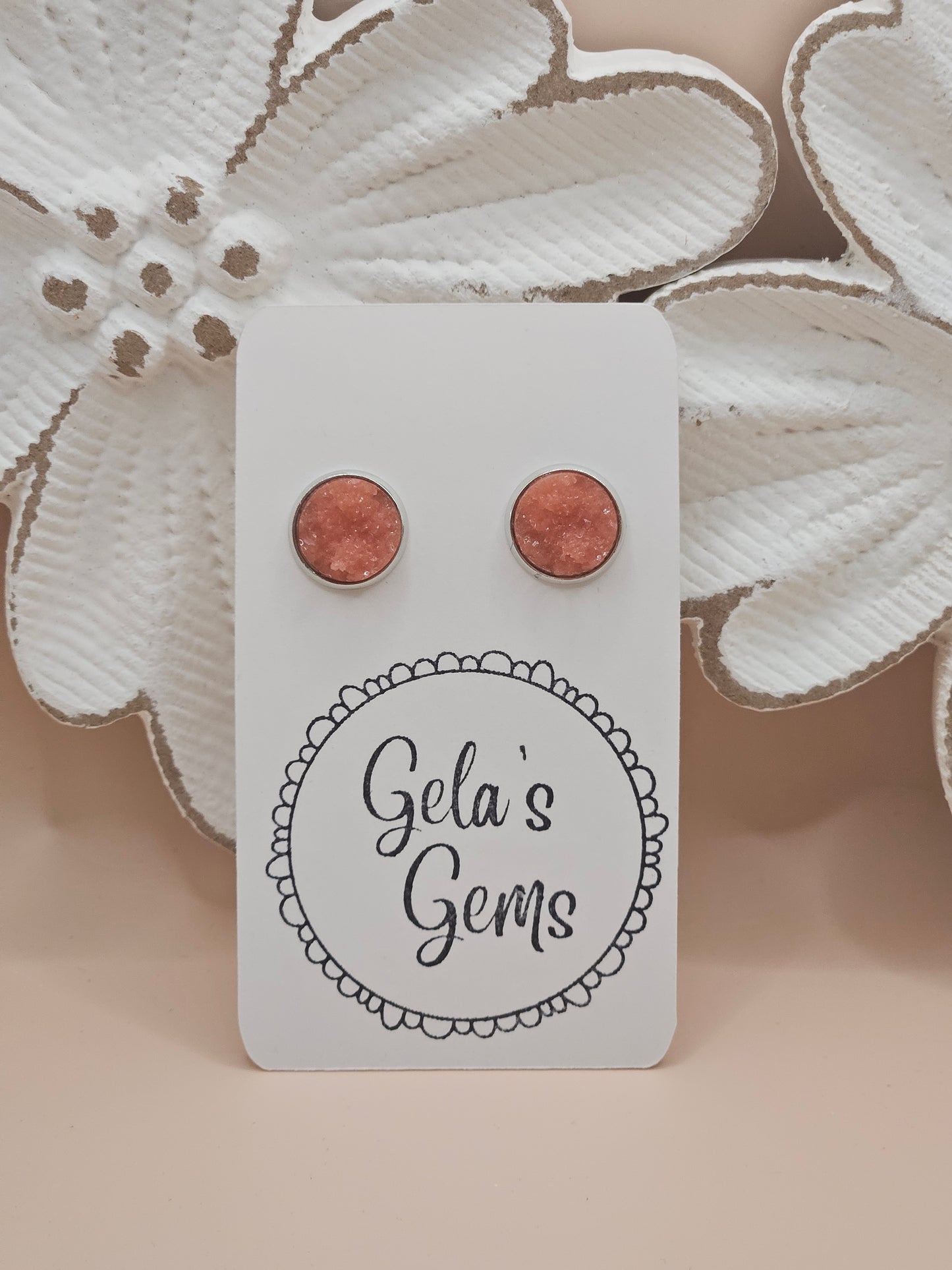 Drusy Studs