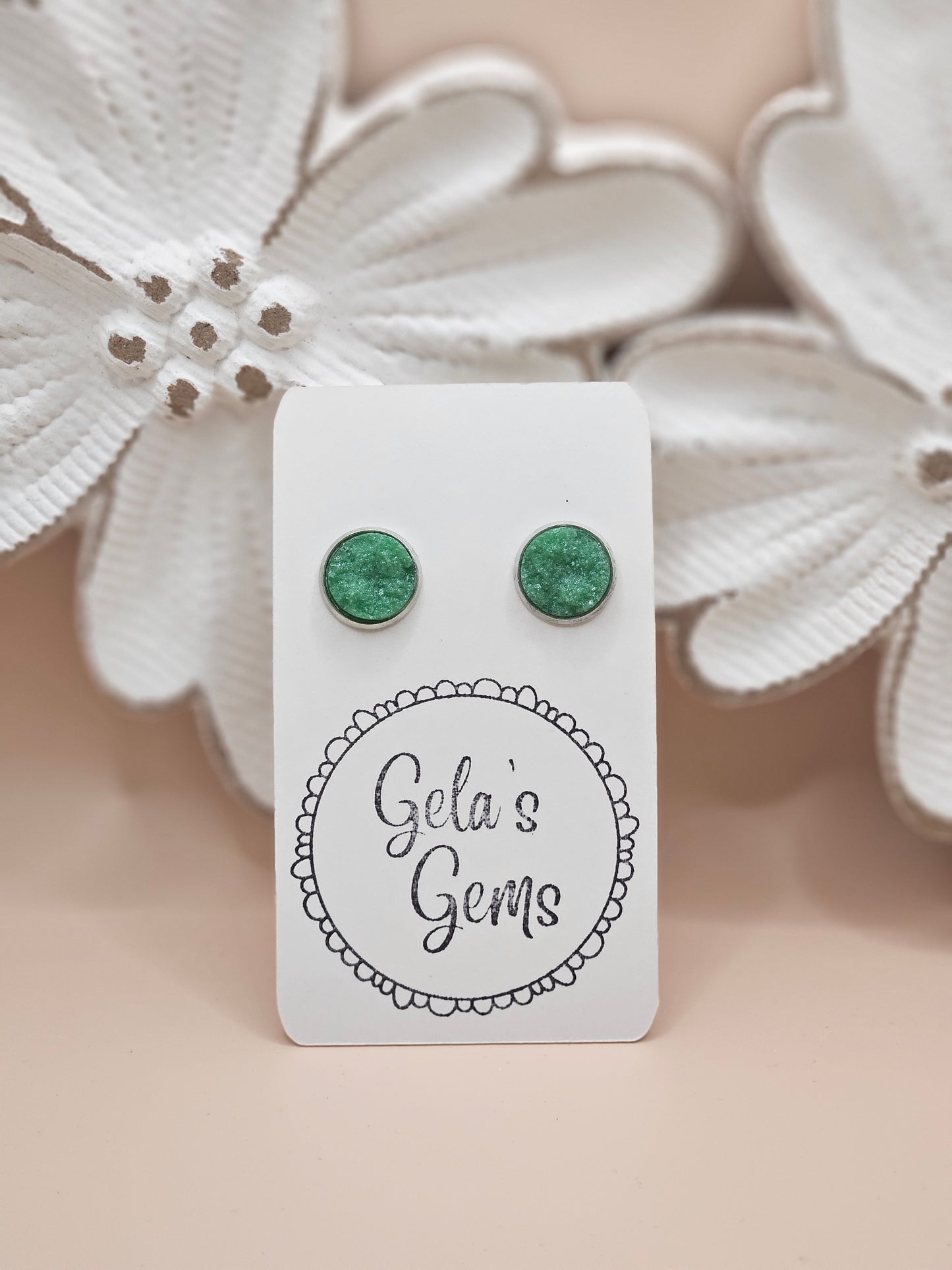 Drusy Studs