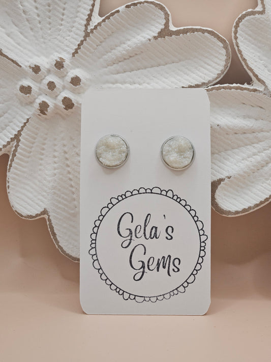 Drusy Studs