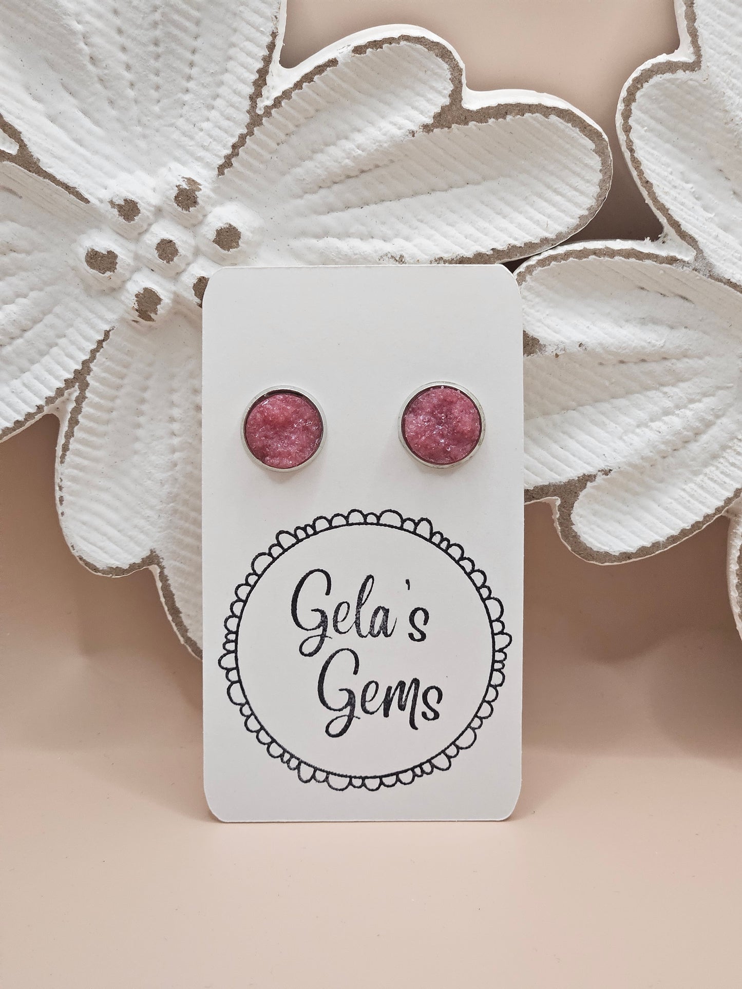 Drusy Studs