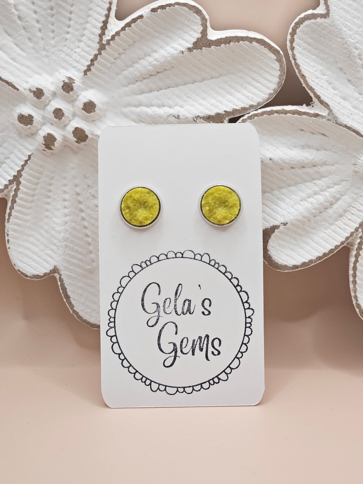 Drusy Studs