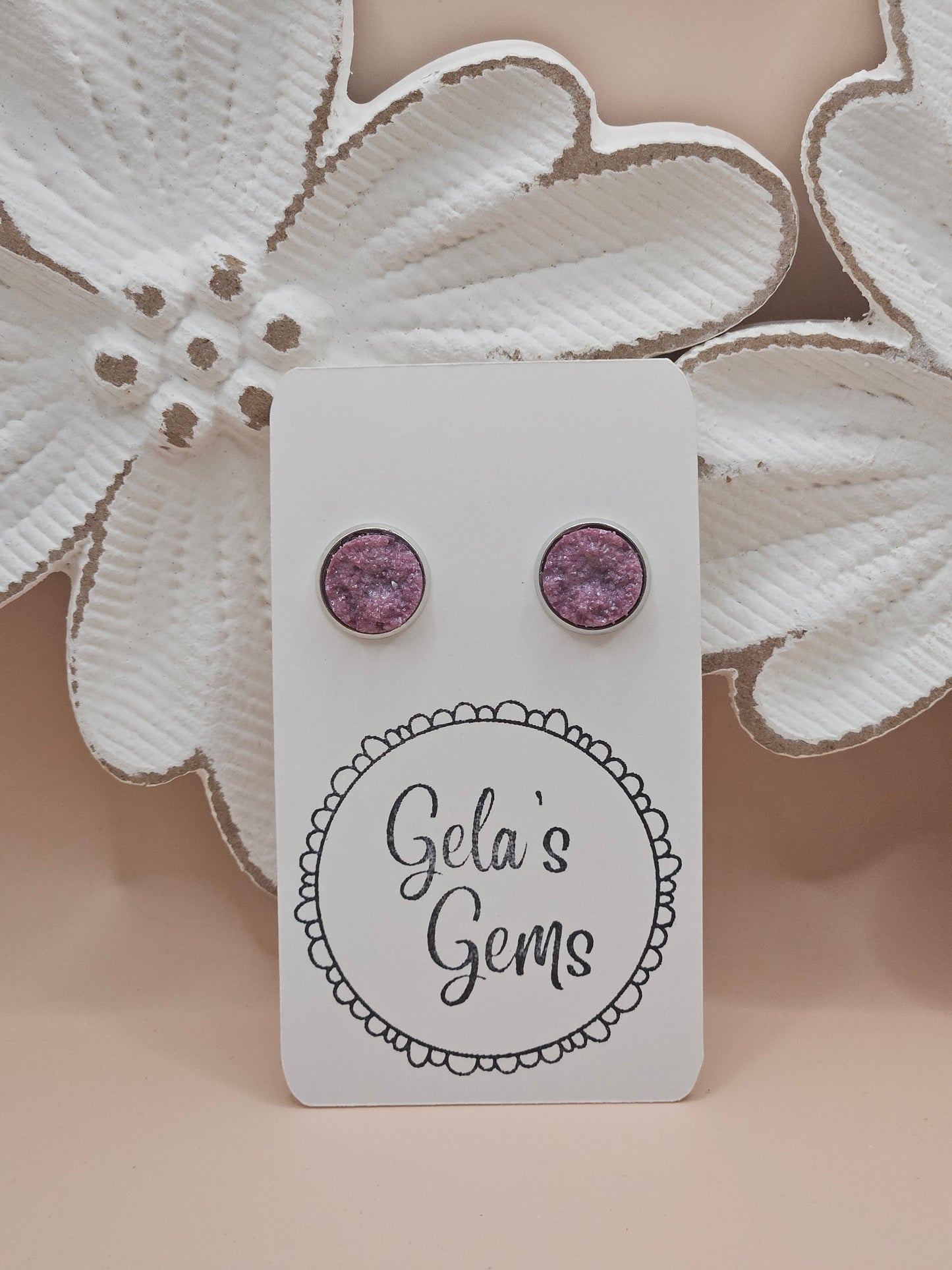 Drusy Studs