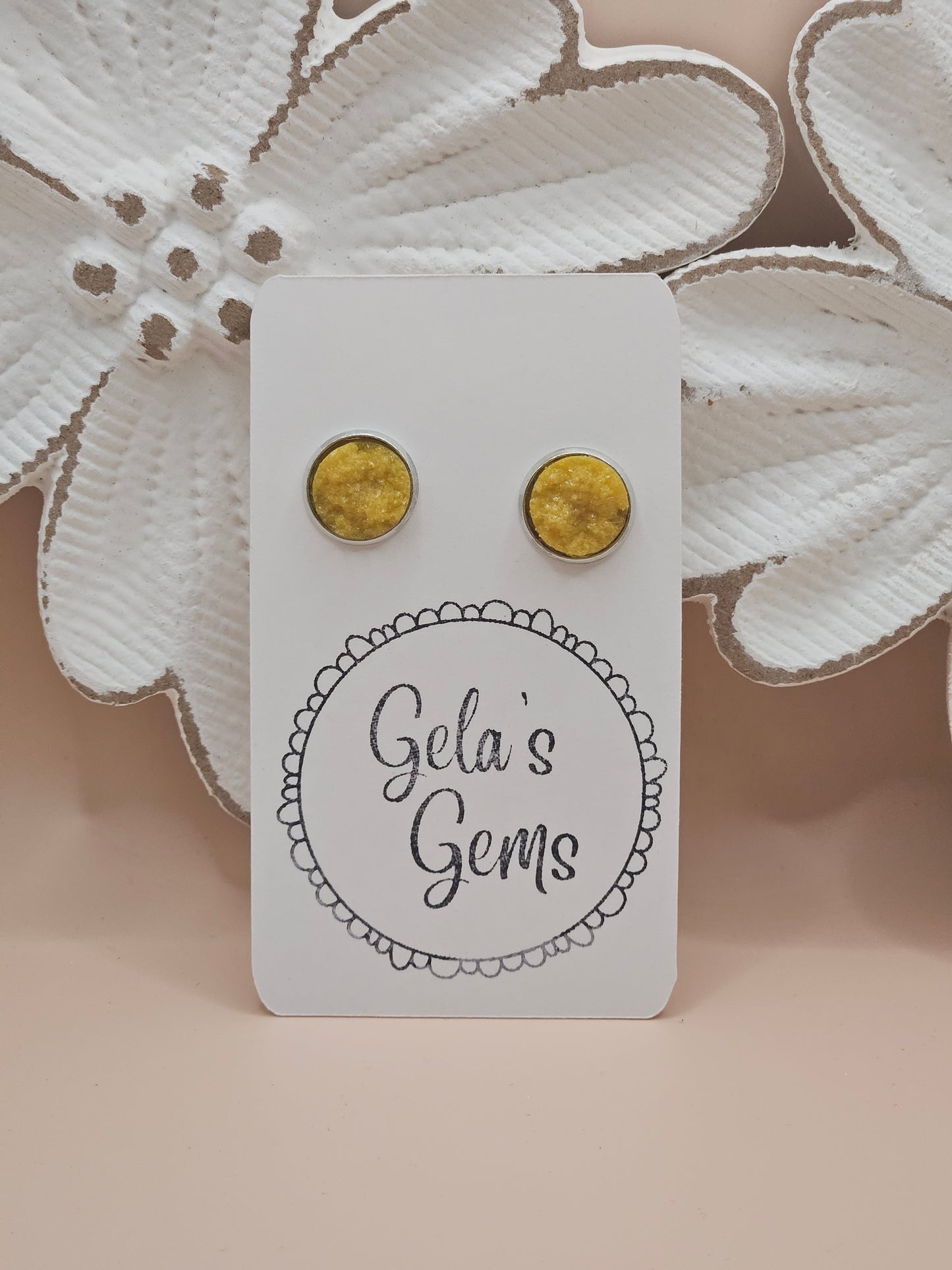 Drusy Studs